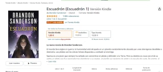Escuadrón, de Brandon Sanderson - ebook por 1.89€