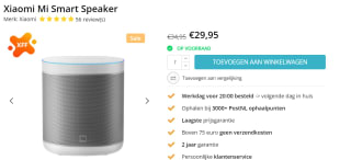 Xiaomi Mi Slimme luidspreker voor €29,95 bij Techpunt