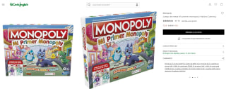 Juego de mesa Mi primer monopoly Hasbro Gaming por 12€
