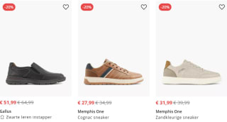 20% korting op veel sneakers bij vanHaren