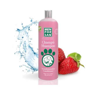 Champú MENFORSAN para Perros con acondicionador 1 Litro por solo 6,64€