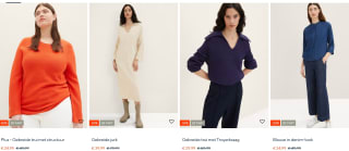 20% extra korting op de sale tot 50% bij Tom Tailor