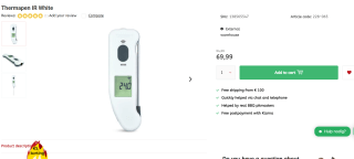 Thermapen® IR thermometer voor €69,99 bij Vuurenrook