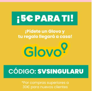 -5€ pidiendo en Glovo (nuevos usarios)
