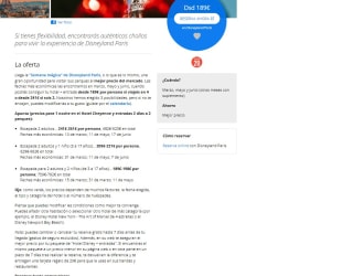 Disneyland Paris tu hotel + entrada desde 189€ por persona si viajais en 4 o desde 241€ si sois 2