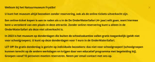 Gratis naar het Natuurmuseum Friesland op donderdagen