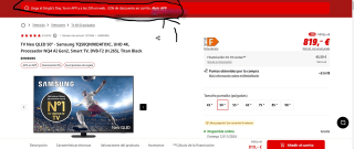 TV Samsung 50'' TQ50QN90DATXXC Neo QLED 4K Ultra HD por 638,82€€