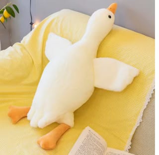 Almohada Ganso de peluche esponjoso 90cm por tan solo 3,43€