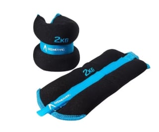 Pesas lastre para muñecas y tobillos 2 kg Boomerang por 9,15€.