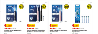 Oral-B elektrische tandenborstels en opzetborstels met 50% korting bij Kruidvat