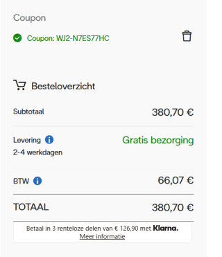 De'Longhi Magnifica EVO espressomachine voor €380 bij Delonghi