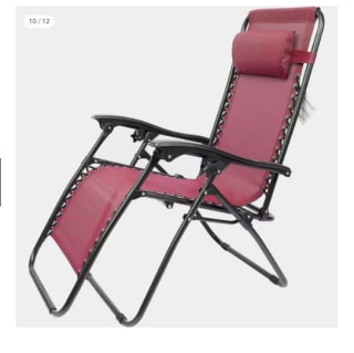 Silla Tumbona con Reposabrazos Plegable por 32.3€ (Cuenta Nueva 22.3€)