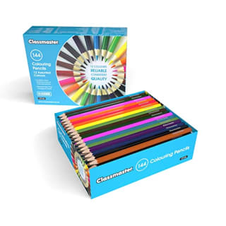 Classmaster CP144 Class Box Colouring Pencils Standard Full-Size for £12.80 at Amazon