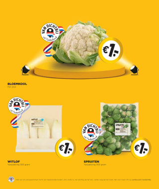 Jumbo actie de euro show 4 weken lang heel veel producten voor €1