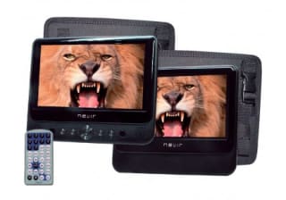 DVD Portátil Nevir 9" 2 pantallas por 38€