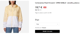 Cortavientos Columbia Flash Forward™ para mujer por 19.9€