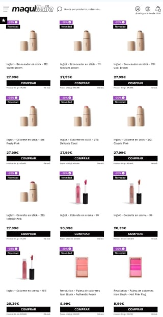 -20% de Descuento en Multimarcas desde Maquillalia.