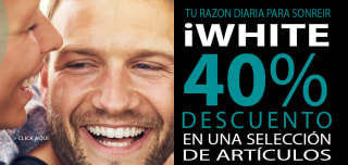 -40% en productos para blanqueamiento dental iWhite