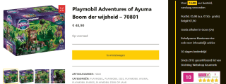 Playmobil Adventures of Ayuma Boom der wijsheid – 70801 voor €48,90 bij Speelgoedenmodelbouw