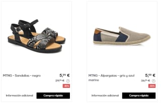 Calzado marca Mustang por tan solo 4,50€