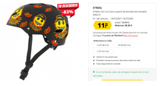 Casco Infantil de Bicicleta O'NEAL Dirt Lid por 11.99€