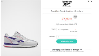 Zapatillas Reebok desde solo 11,50€ precios locos