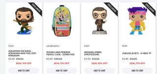 Funko Europe sale tot 70% op Funko Pops! En Loungefly