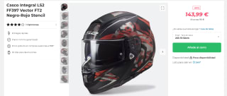 Casco Integral LS2 FF397 Vector FT2 Stencil por 143.99€