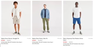 Dockers sale tot 70% korting + 10% extra korting