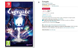Juego Nintendo Switch Evergate por 20.99€