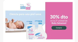 -30% de Descuento en la Segunda Unidad Sebamed Baby.