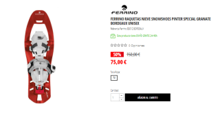 Raquetas de nieve Ferrino Snowshoes Pinter Special por 75€