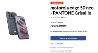 Motorola - Edge 50 Neo - 512GB - Pantone Grisaille voor €250 in de Lenovo store.