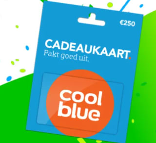 Coolblue cadeaubon t.w.v. € 250 bij 1 jaar KPN thuis abonnement