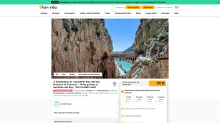 Escapada al Caminito del Rey en Málaga Traventia por 55€