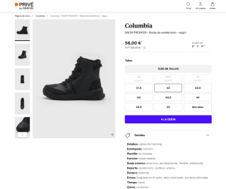 Botas Columbia SNOWTREKKER de senderismo por solo 56€