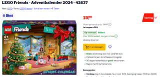 LEGO Friends Adventkalender 2024 (42637) bij Bol