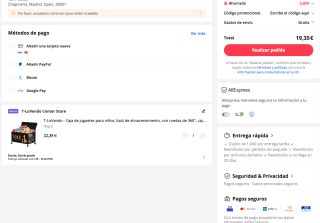 Caja T-LoVendo de juguetes para niños por solo 19,35€