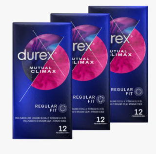 3x12 Preservativos Durex Mutual Climax  por 16€