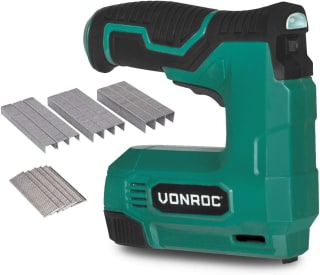 VONROC Accu Tacker - Nietmachine - 4V – Soft grip voor €24,95 bij Amazon