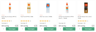 50% korting op veel Vision producten via De Online Drogist