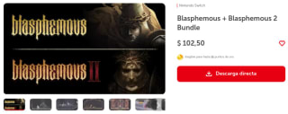Blasphemous + Blasphemous 2 Bundle por $11 en Nintendo Argentina