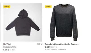 Recopilación de sudaderas desde 4,49€ para toda la familia