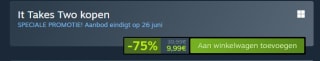It Takes Two voor €9,99 via Steam