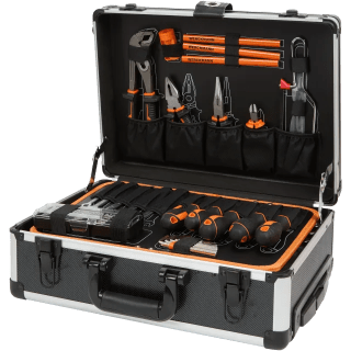 Werckmann gereedschapstrolley 104-delig 35 x 18 x 46 cm voor €49,95 bij de Action