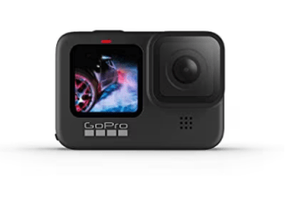 GoPro HERO9 Cámara deportiva impermeable con pantalla LCD frontal y pantalla táctil trasera, vídeo Ultra HD de 5K, fotos de 20 MP