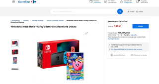 Nintendo Switch Neón + Kirby's Return to Dreamland Deluxe a 319€