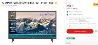 Envío gratis en pedidos superiores a 50€ en Worten y precios mínimos en Televisiones.