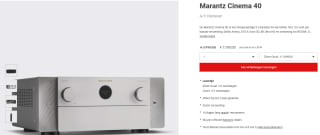 Marantz Cinema 40 Zilver of zwart voor €1.699