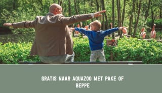 Gratis toegang AquaZoo voor kinderen onder de 15 met een betalende volwassene